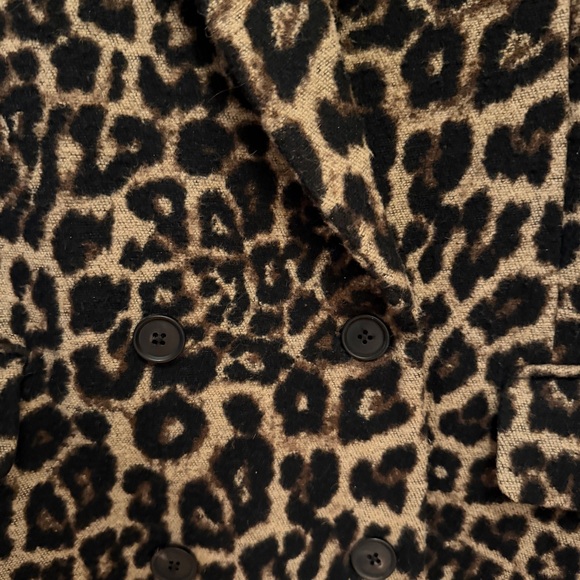Veronica Beard Senna Leopard Dickey Coat Statement Size 12 | Designer Outerwear - Picture 10 of 14